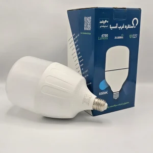 لامپ ال ای دی استوانه ای 40 وات ستاره غرب آسیا